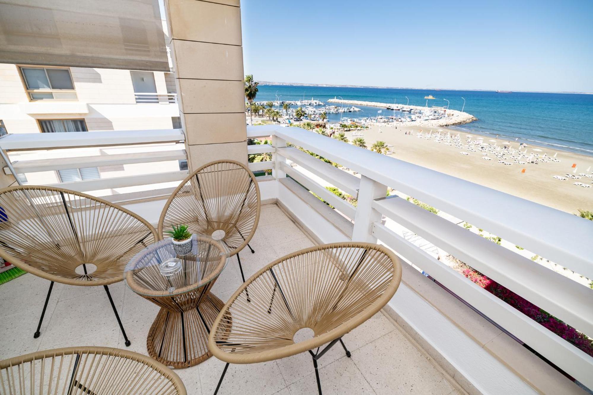 Lazuli Beachfront Sea View Ap144 ラルナカ エクステリア 写真
